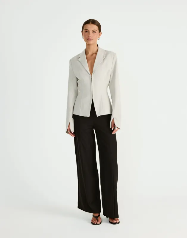 Illusion Blazer (Oat) sold by Charcoal Clothing