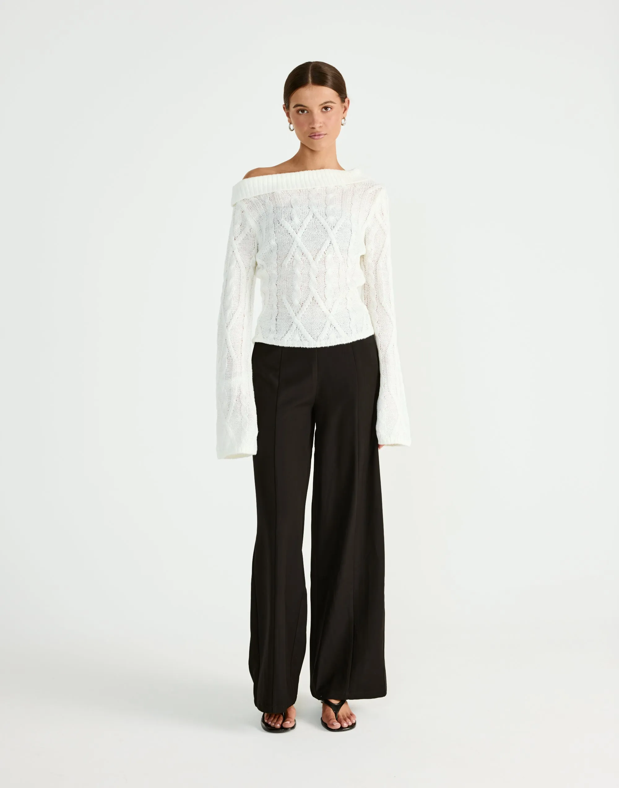 Loch Long Sleeve Top (White) sold by Charcoal Clothing product image thumbnail 2