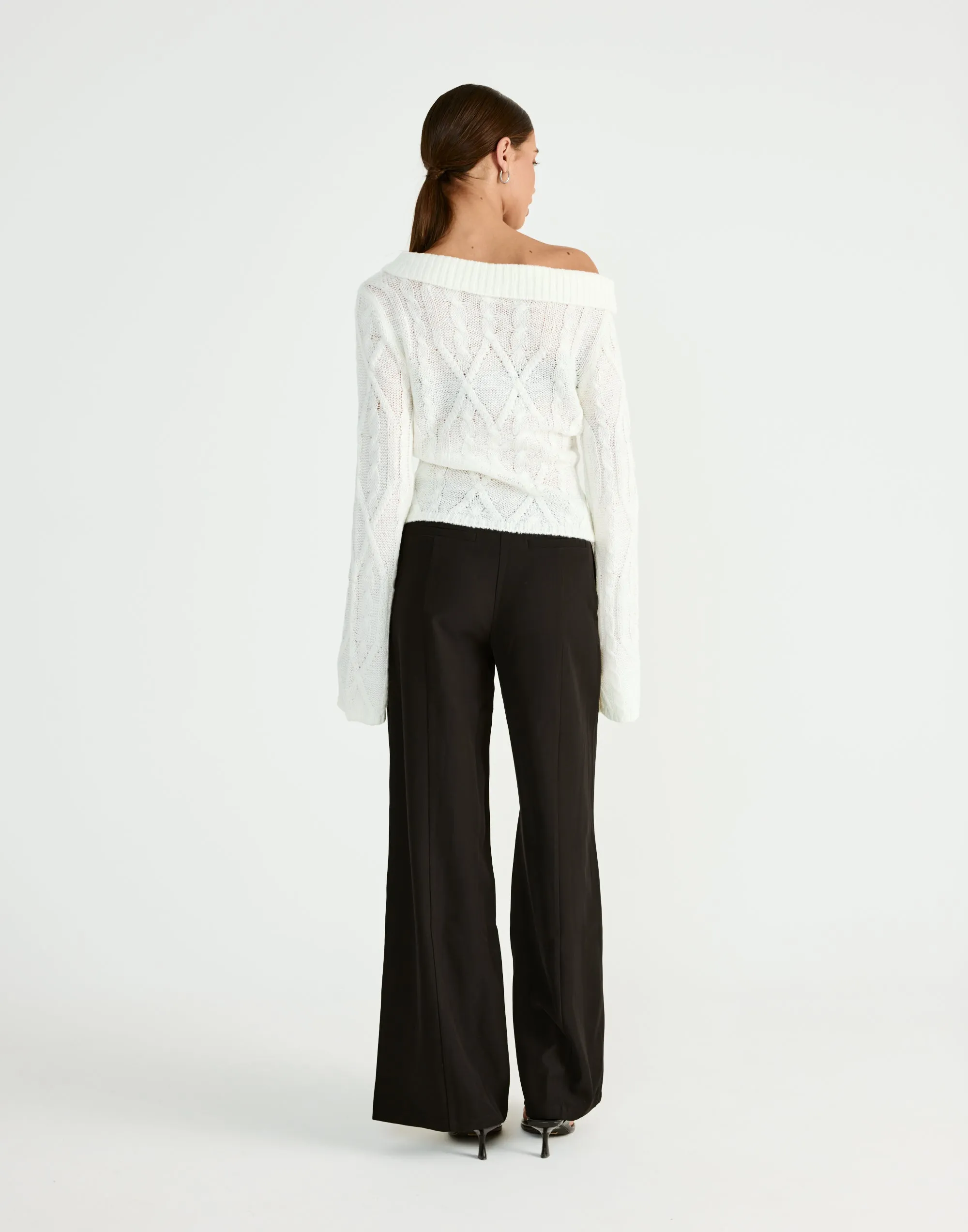 Loch Long Sleeve Top (White) sold by Charcoal Clothing product image thumbnail 3