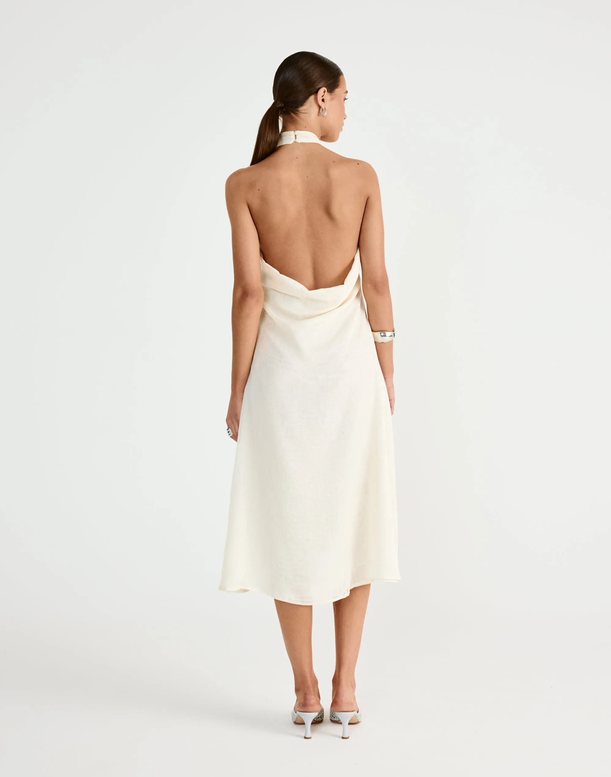 Merritt Midi Dress (Buttercream) sold by Charcoal Clothing product image thumbnail 2