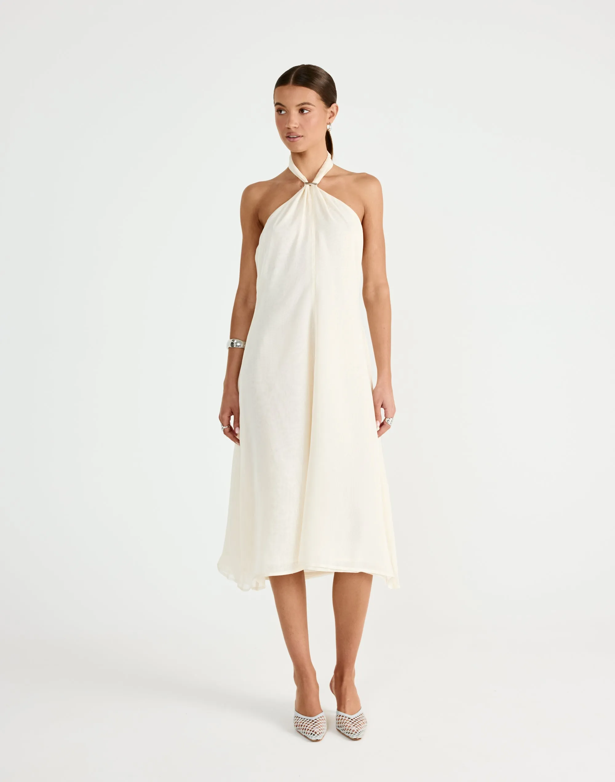 Merritt Midi Dress (Buttercream) sold by Charcoal Clothing product image thumbnail 3