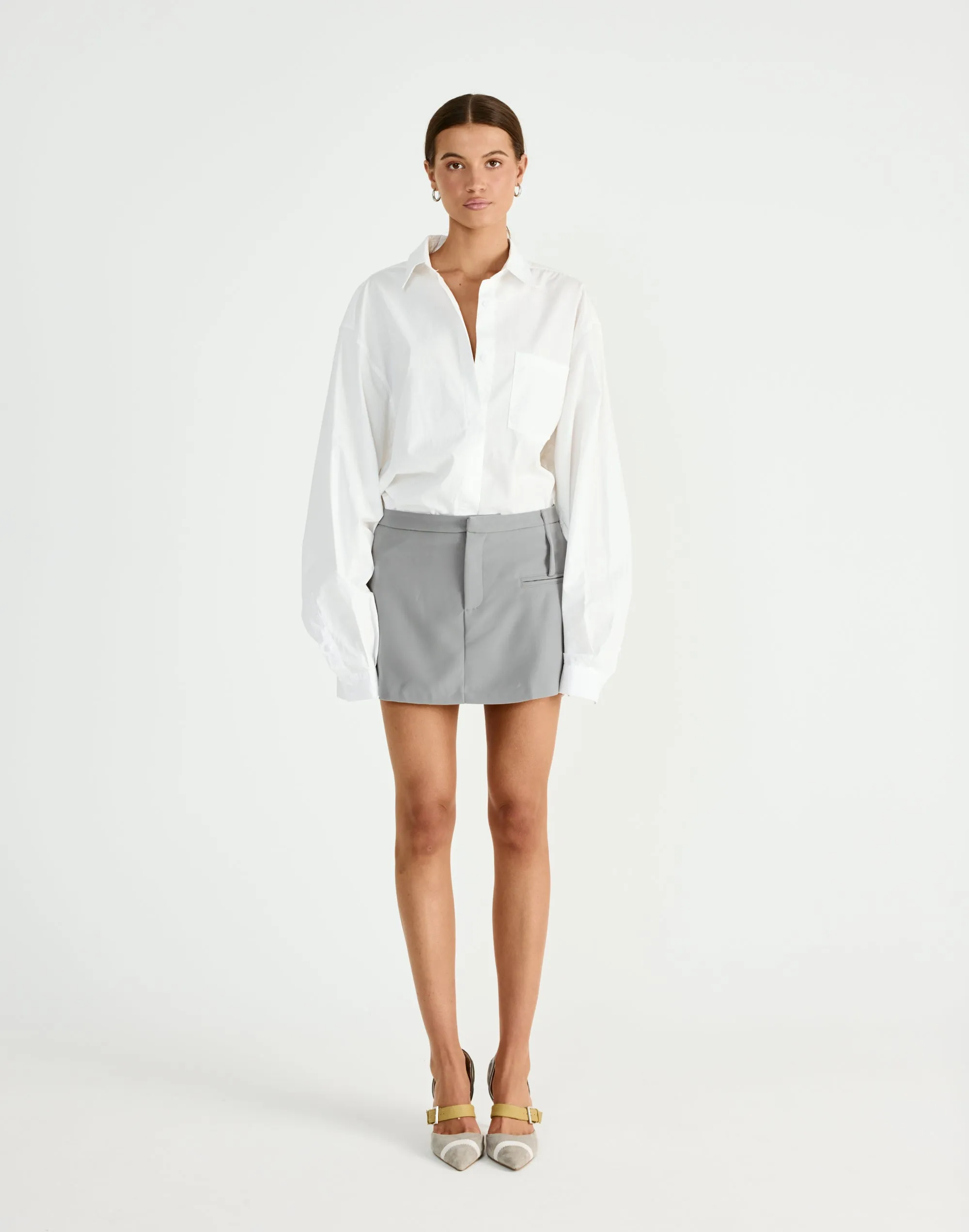 Scout Mini Skirt (Cloudy) sold by Charcoal Clothing