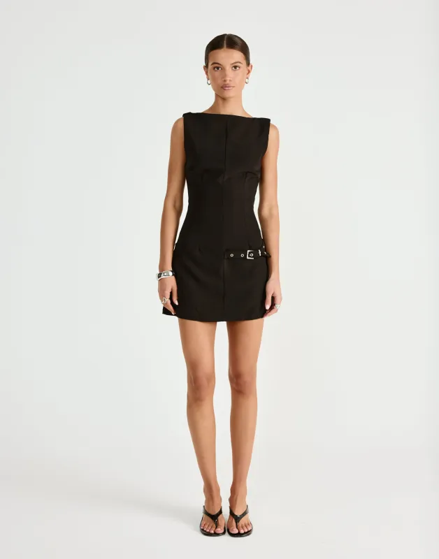 Artie Mini Dress (Black) sold by Charcoal Clothing