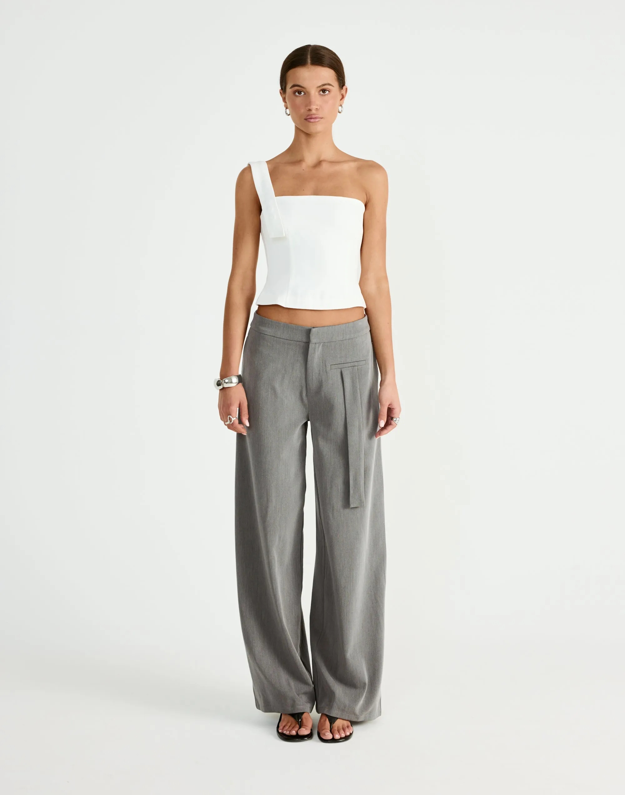 Sebel Top (White) sold by Charcoal Clothing