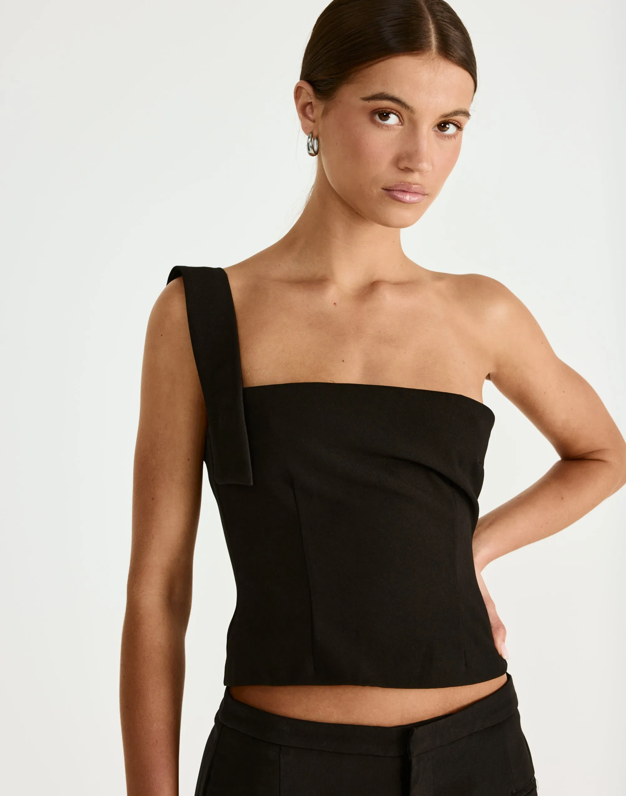 Sebel Top (Black) sold by Charcoal Clothing