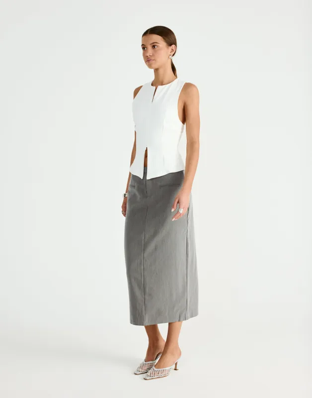 Shiloh Top (White) sold by Charcoal Clothing