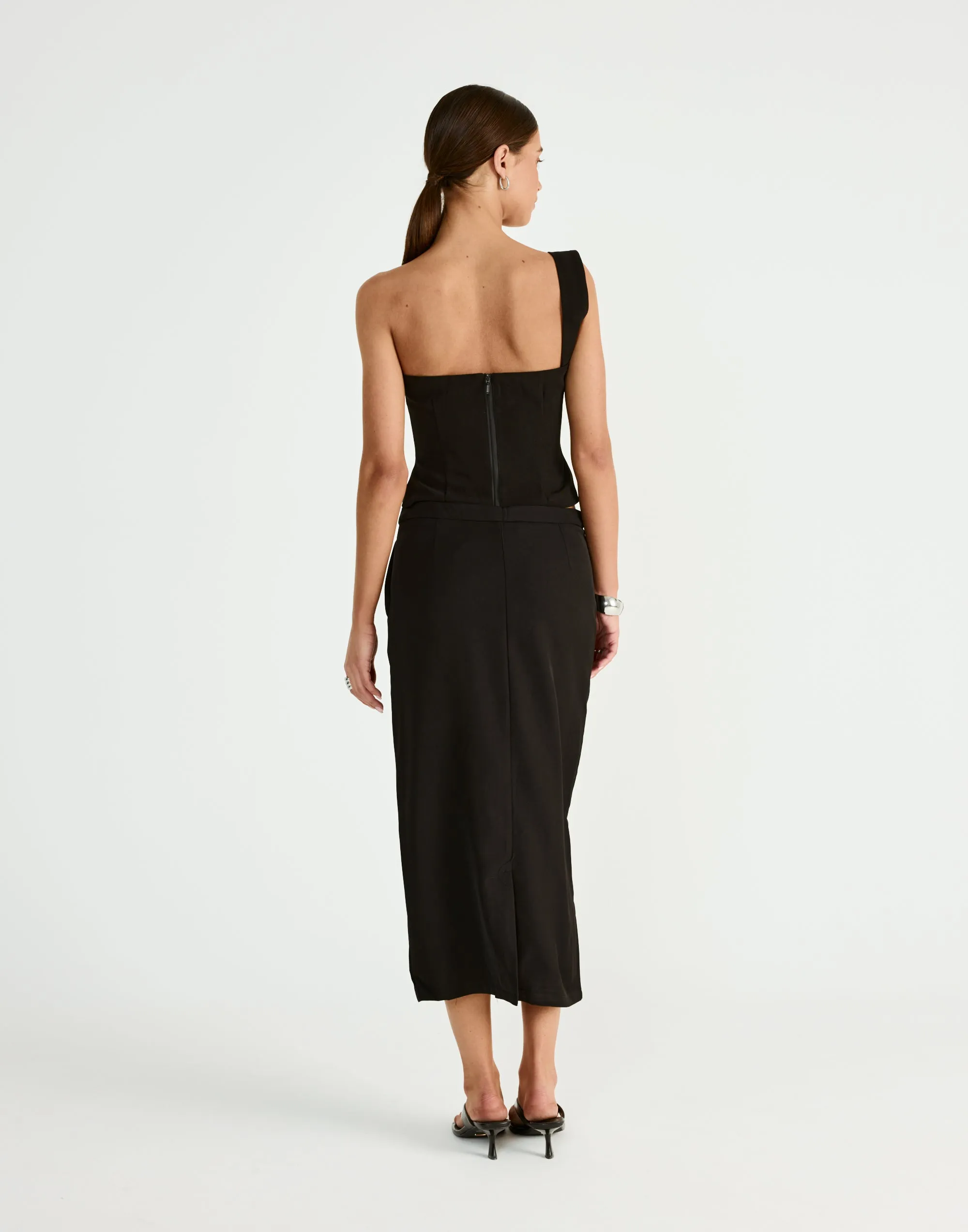 Tillie Midi Skirt (Black) sold by Charcoal Clothing product image thumbnail 2