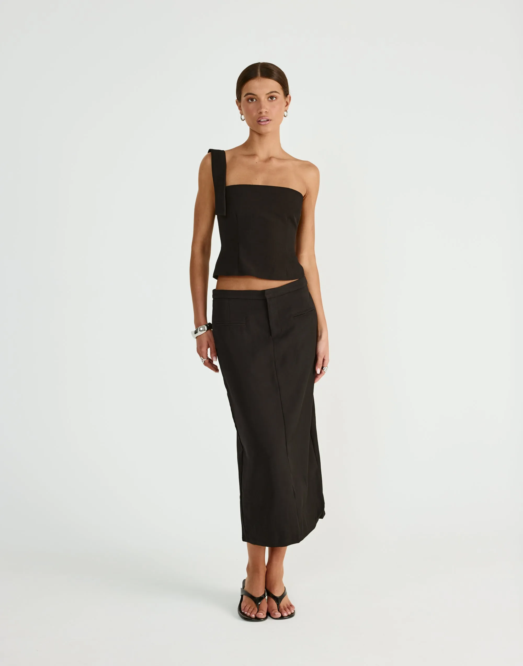 Tillie Midi Skirt (Black) sold by Charcoal Clothing product image thumbnail 5