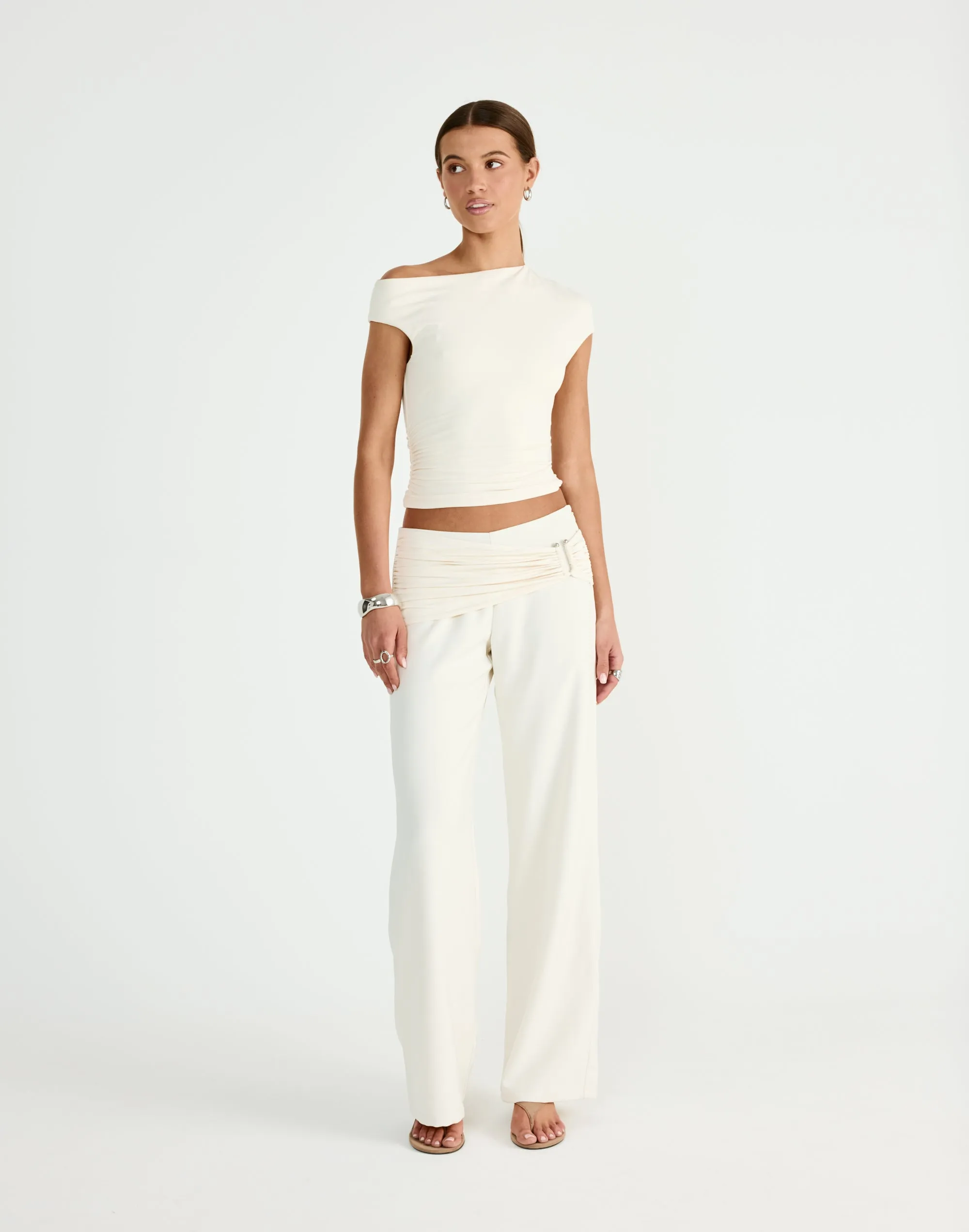 Keiran Pants (Oat) sold by Charcoal Clothing product image thumbnail 5