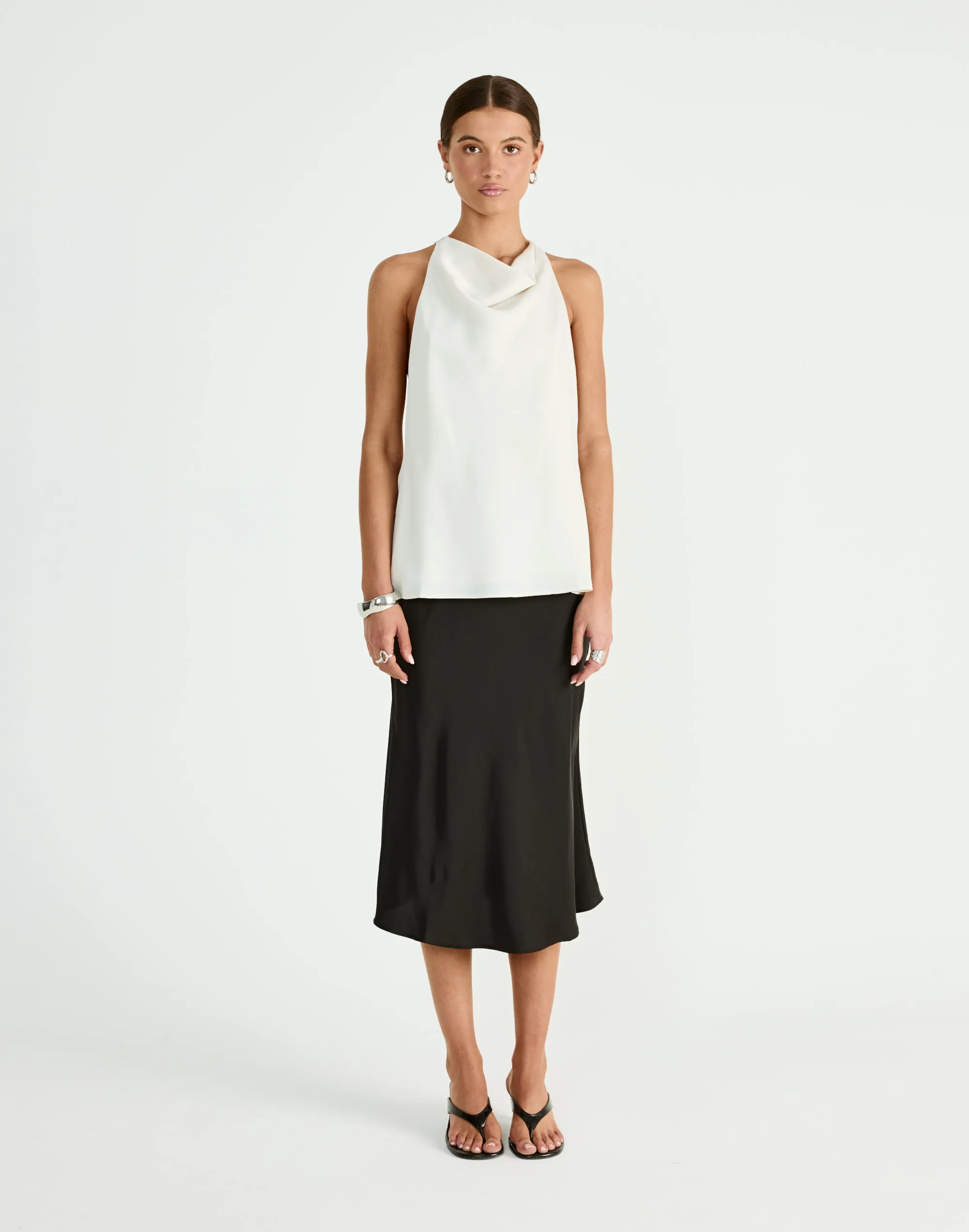 Dakari Midi Skirt (Black) sold by Charcoal Clothing product image thumbnail 2