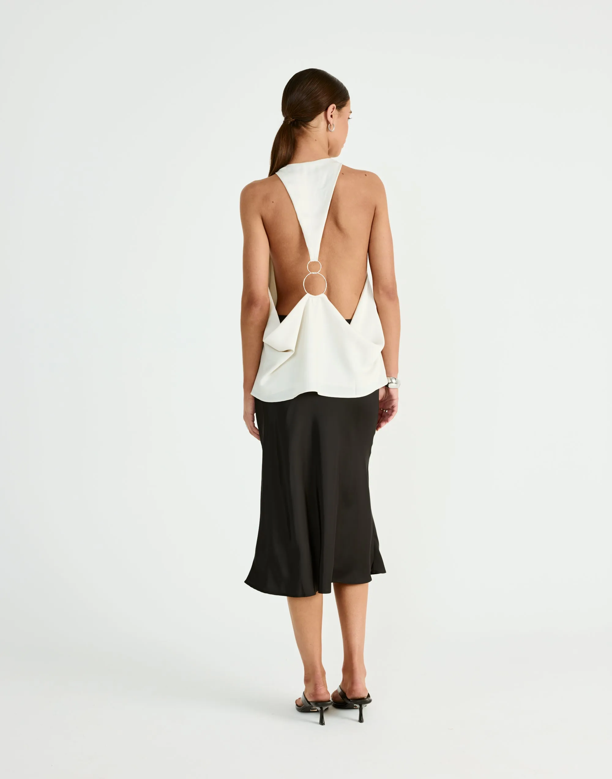 Dakari Midi Skirt (Black) sold by Charcoal Clothing product image thumbnail 3