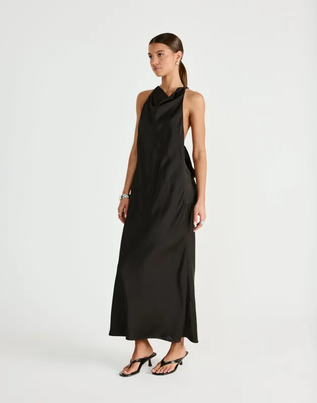 Dakari Maxi Dress (Black) sold by Charcoal Clothing