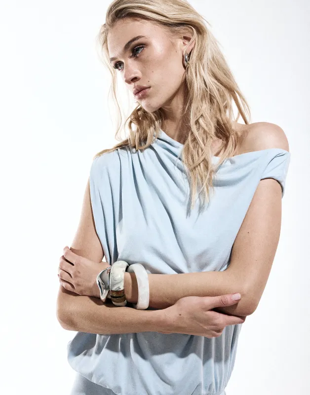 Embry Mini Dress (Sky) sold by Charcoal Clothing