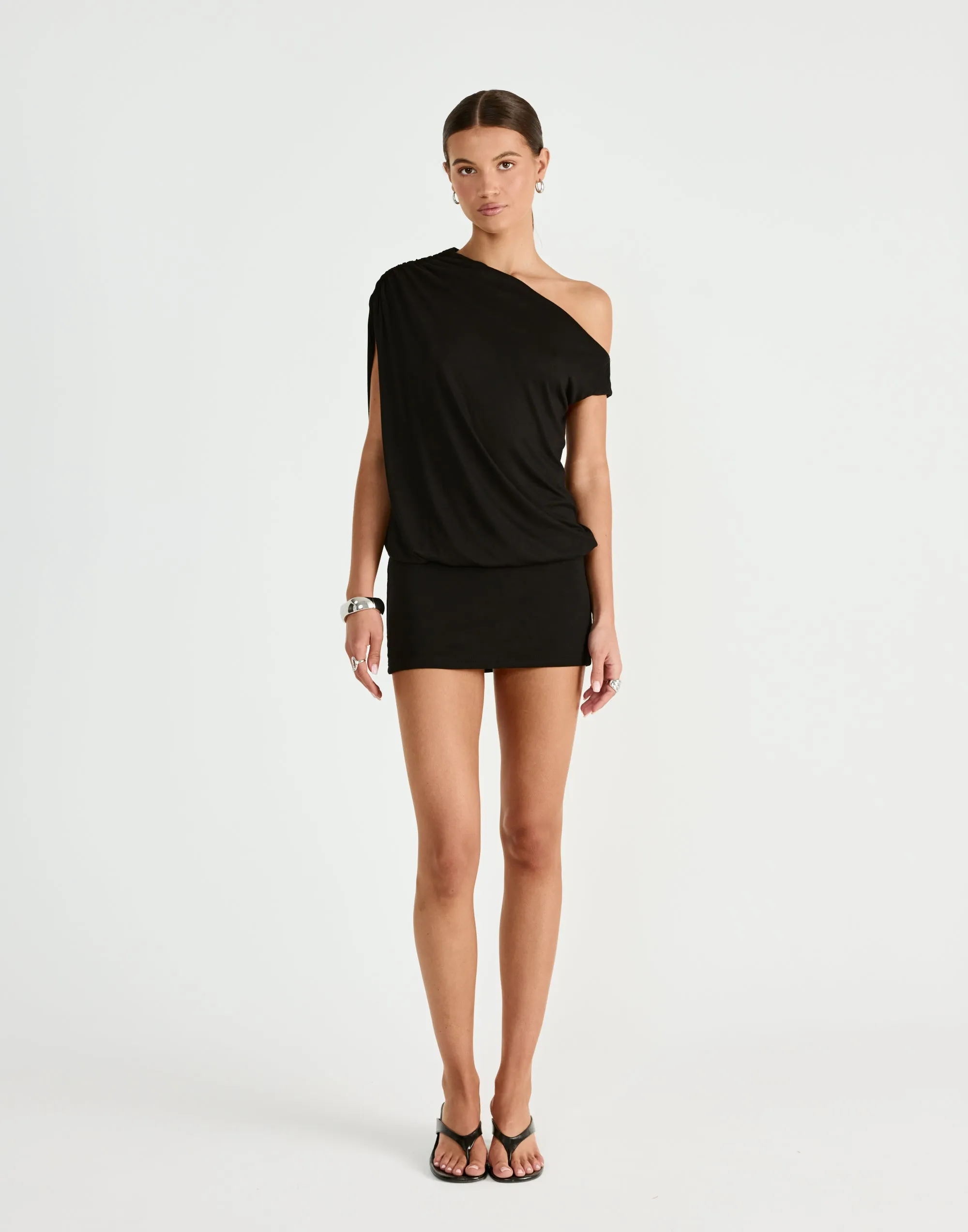 Embry Mini Dress (Black) sold by Charcoal Clothing