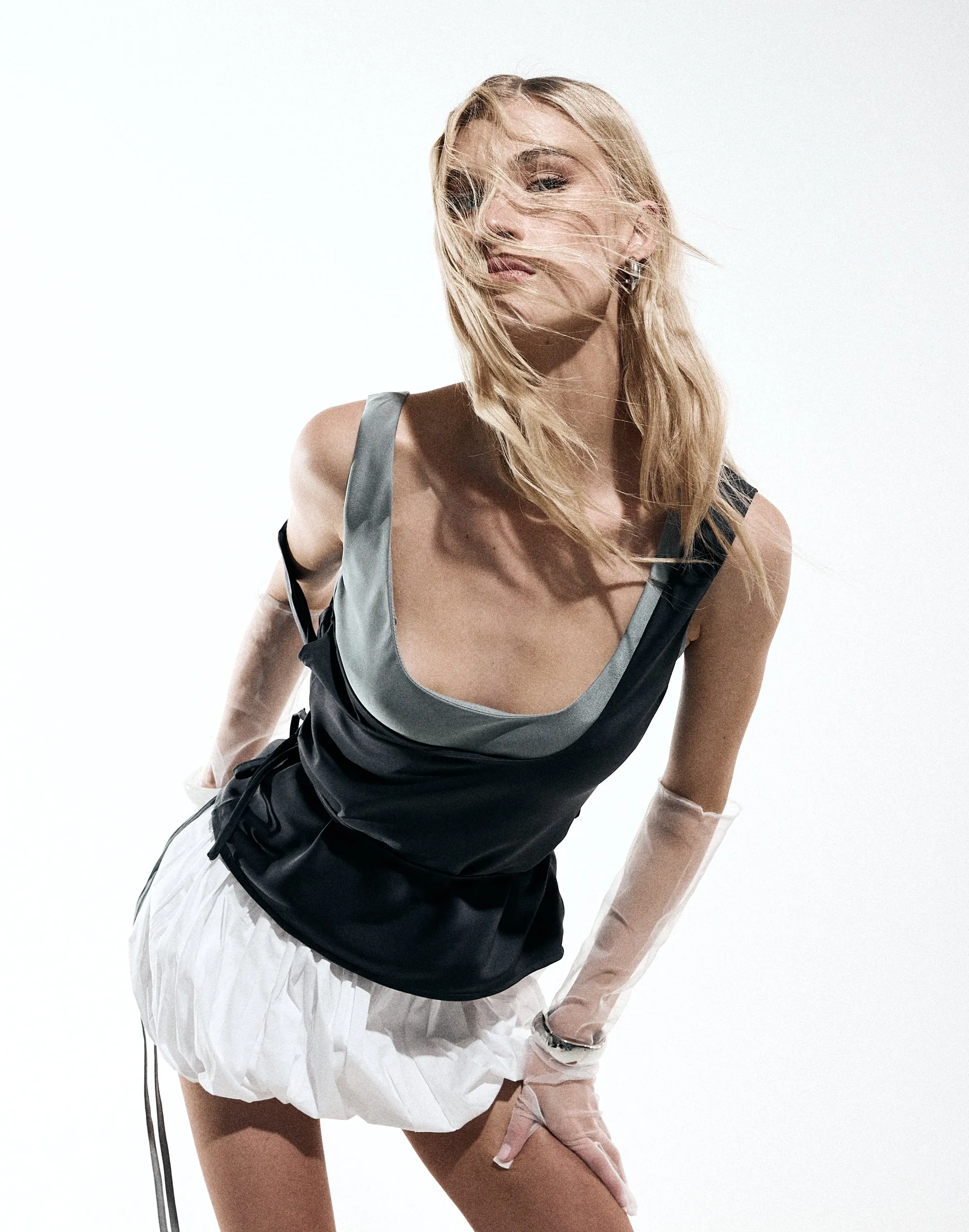 Greer Top (Slate) sold by Charcoal Clothing product image thumbnail 4