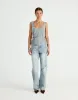 Greer Top (Smokey Blue) sold by Charcoal Clothing