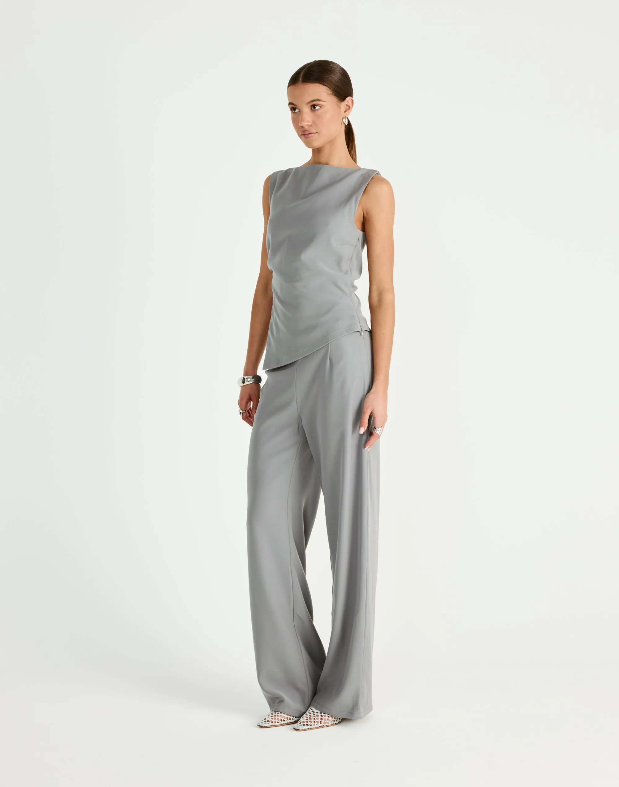 Blaine Top (Cloudy) sold by Charcoal Clothing