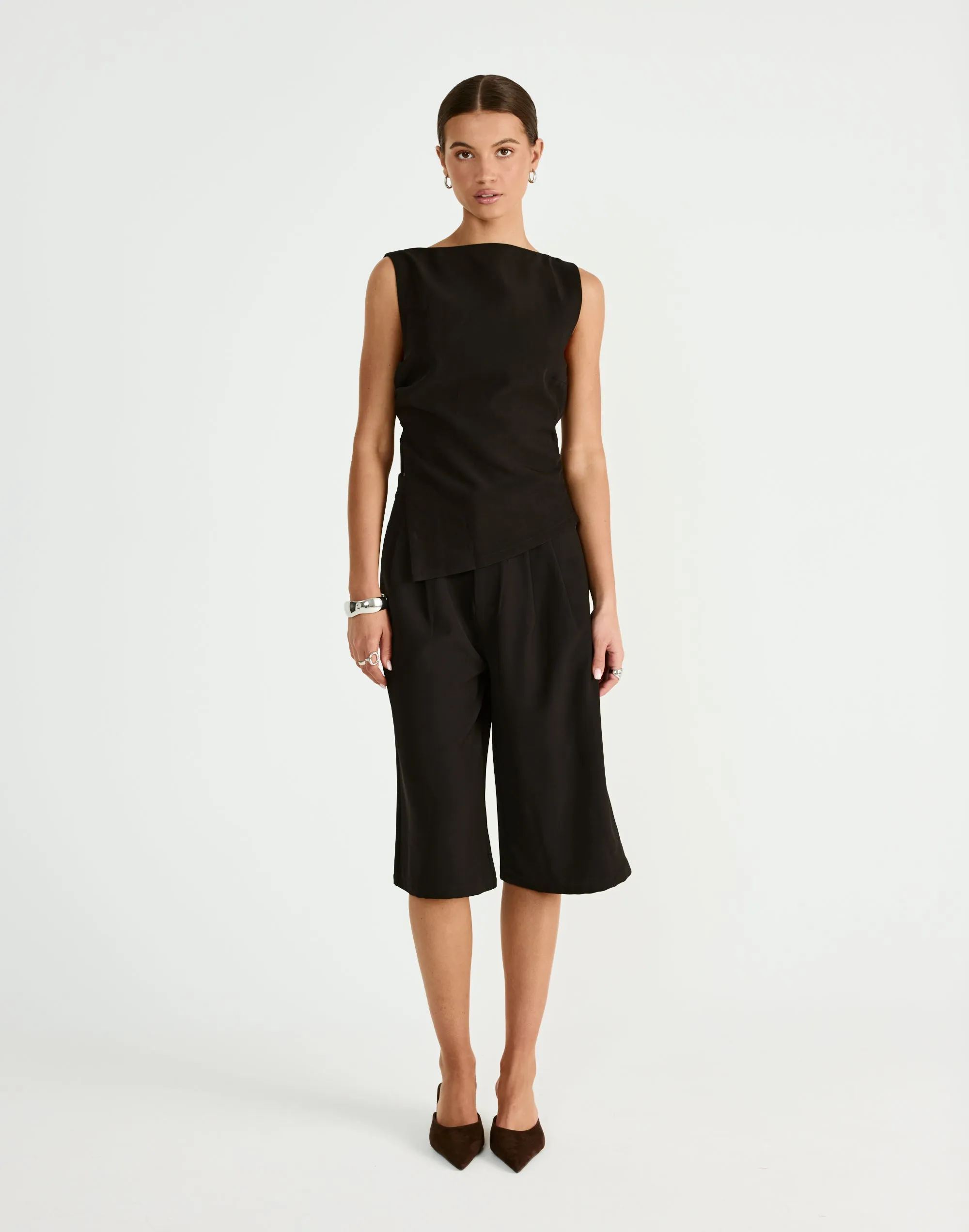 Blaine Top (Black) sold by Charcoal Clothing