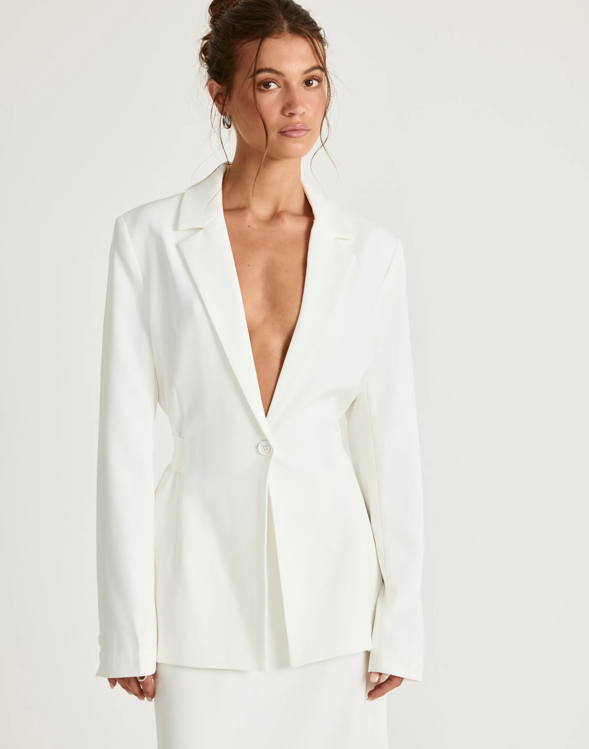 Elwood Blazer (White) sold by Charcoal Clothing product image thumbnail 4
