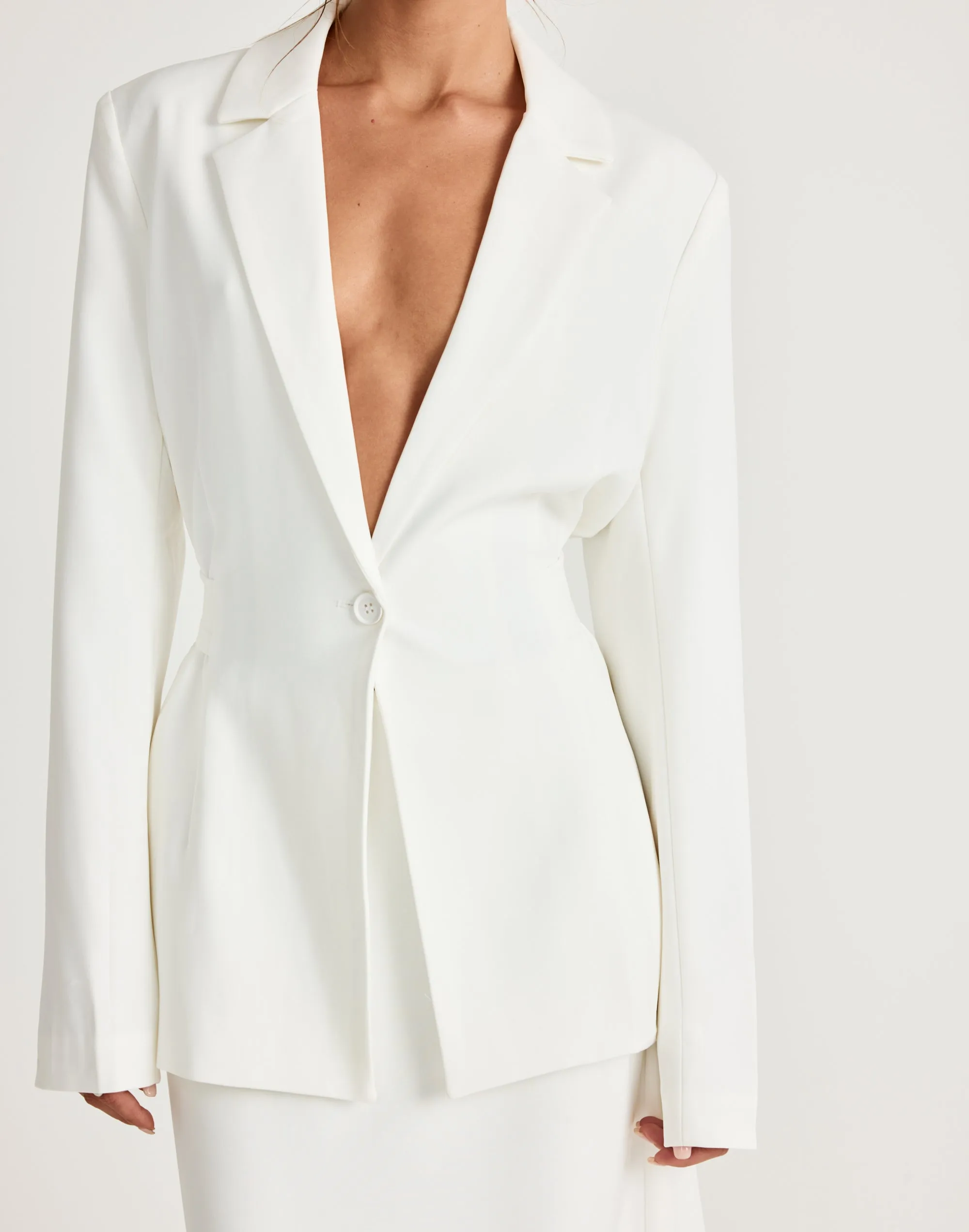 Elwood Blazer (White) sold by Charcoal Clothing product image thumbnail 3