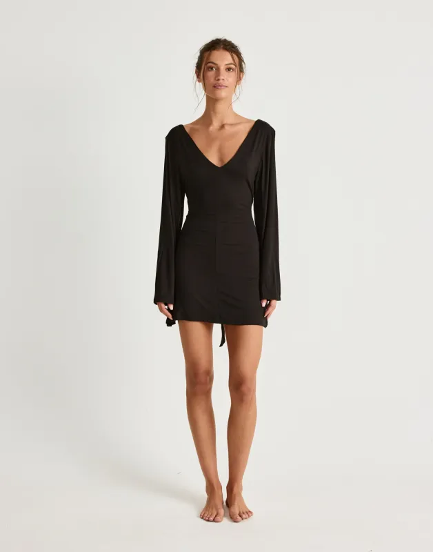 Harlow Mini Dress (Black) sold by Charcoal Clothing