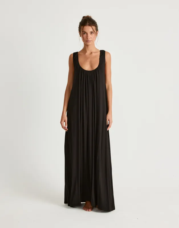 Selena Maxi Dress (Black) sold by Charcoal Clothing