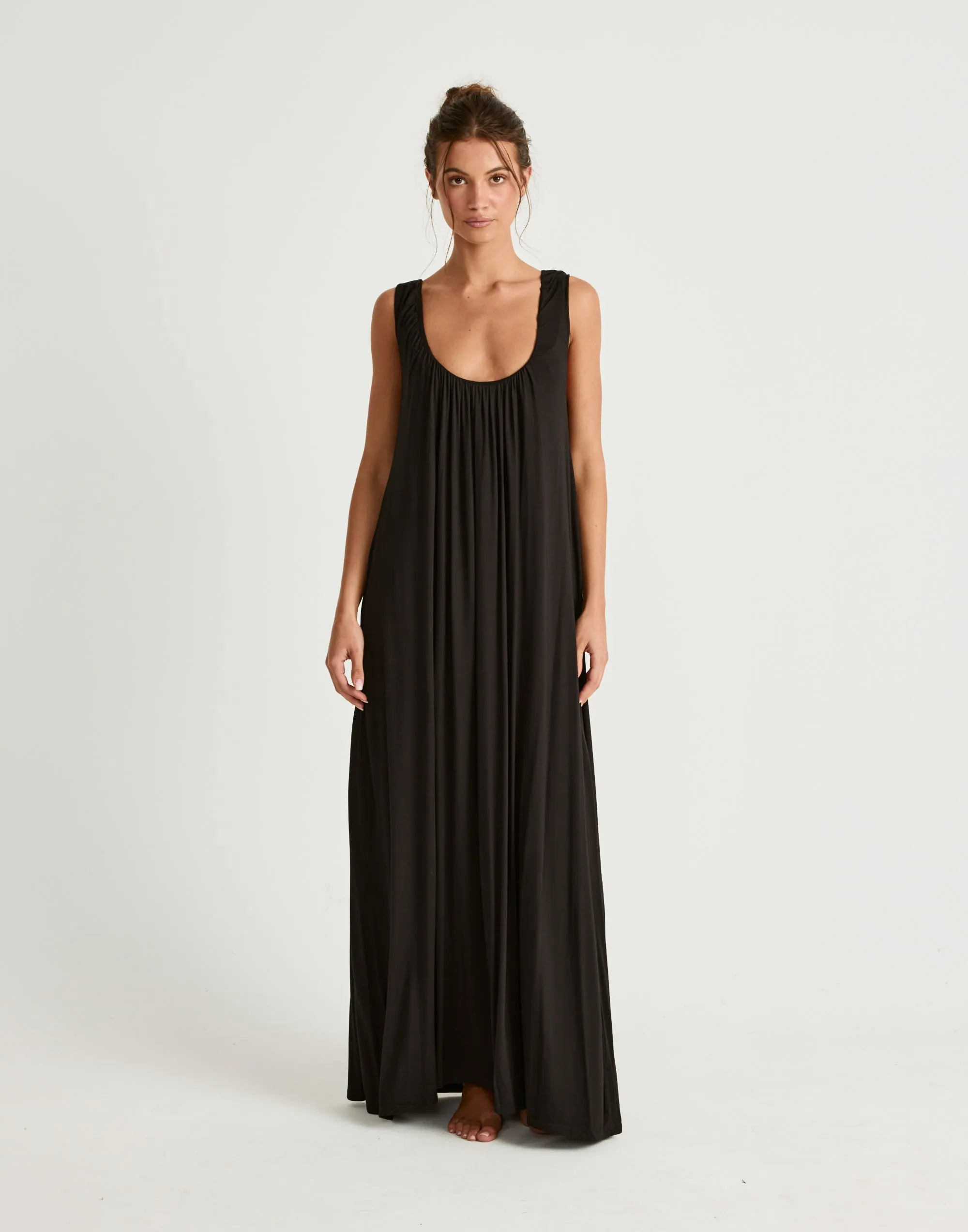 Selena Maxi Dress (Black) sold by Charcoal Clothing