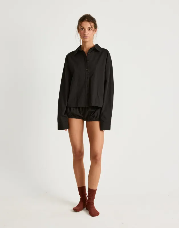 Marly Long Sleeve Shirt (Black) sold by Charcoal Clothing