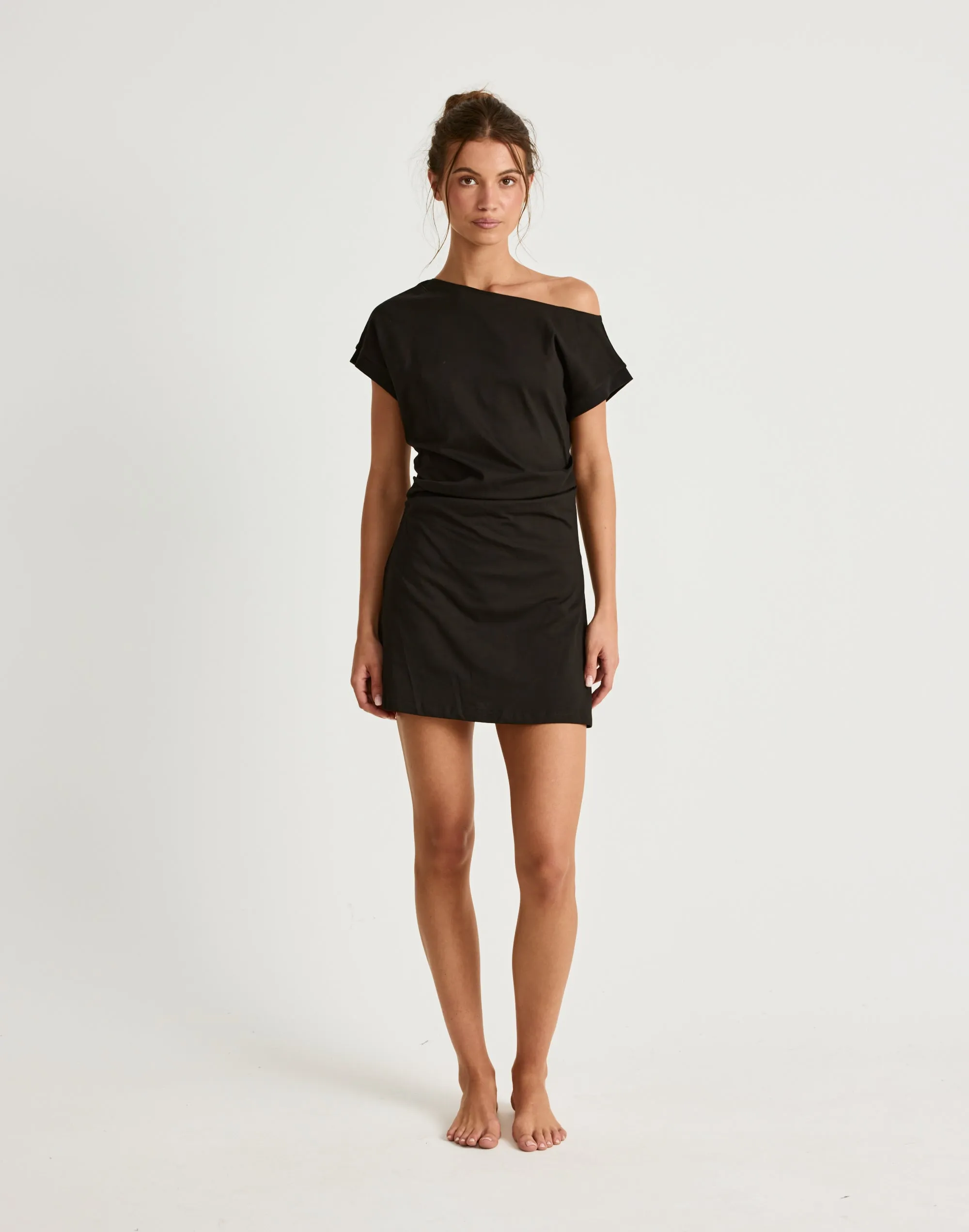 Adelaide Mini Dress (Black) sold by Charcoal Clothing