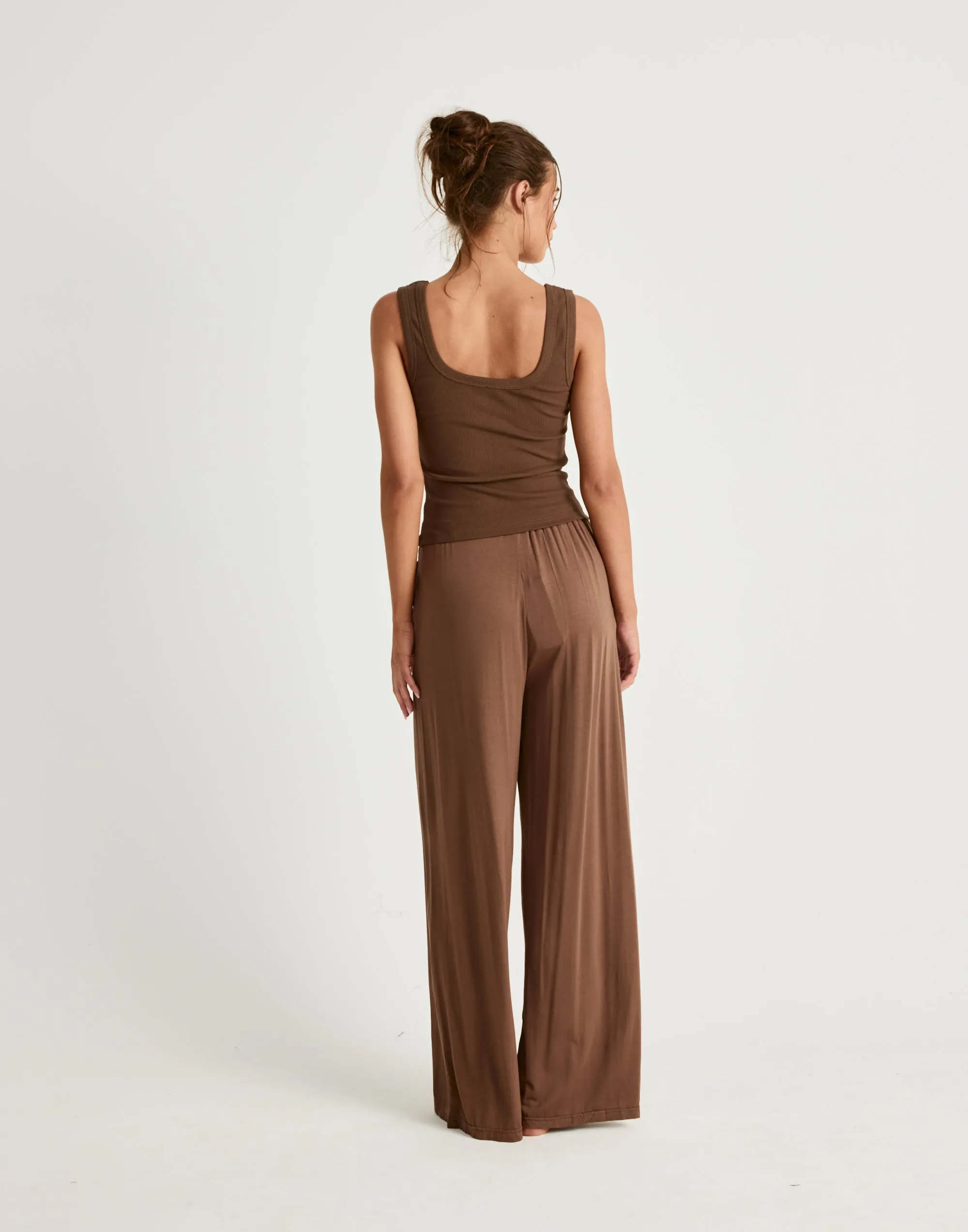 Jayden Tank (Chocolate) sold by Charcoal Clothing product image thumbnail 4