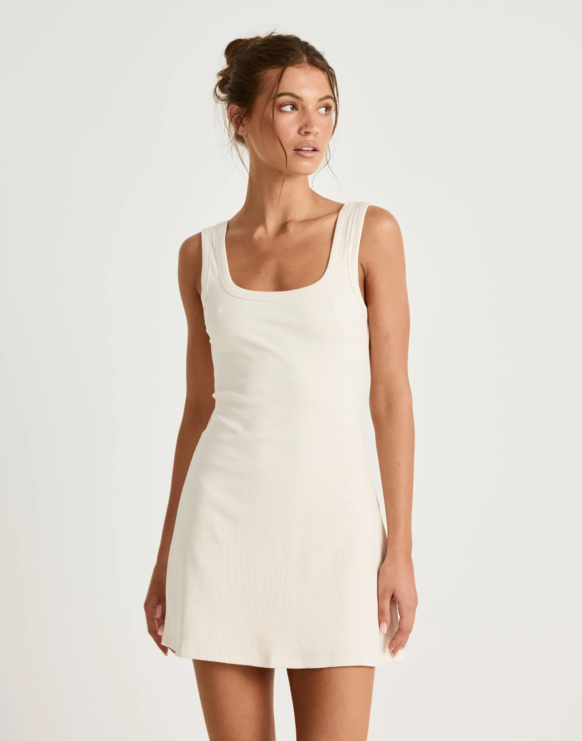 Jayden Mini Dress (Oat) sold by Charcoal Clothing product image thumbnail 2