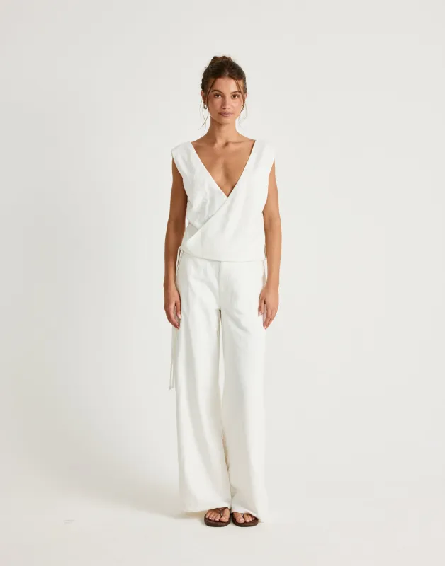 Ariel Pants (White) sold by Charcoal Clothing