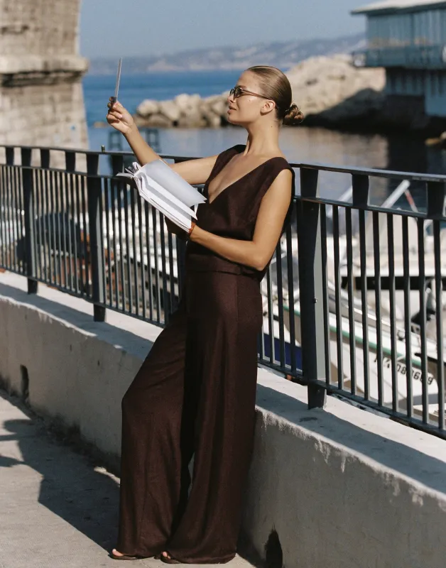 Ariel Pants (Dark Mahogany) sold by Charcoal Clothing