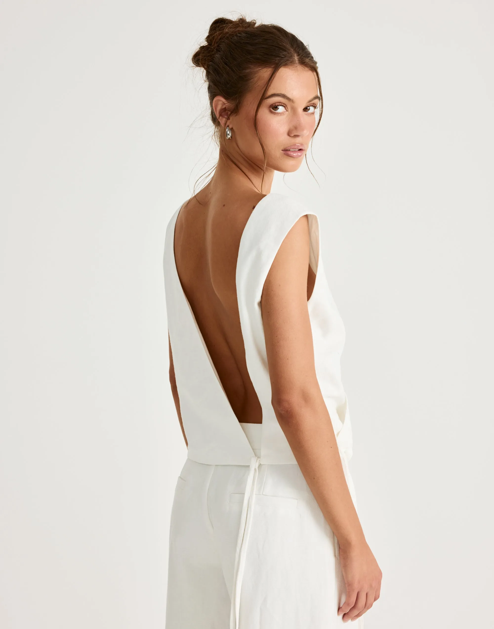 Ariel Top (White) sold by Charcoal Clothing