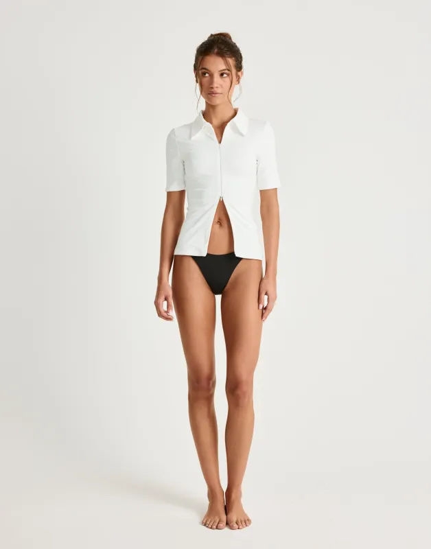 Priscilla Top (White) sold by Charcoal Clothing