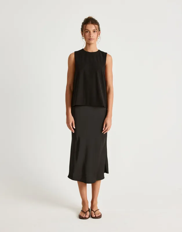 Harriet Top (Black) sold by Charcoal Clothing