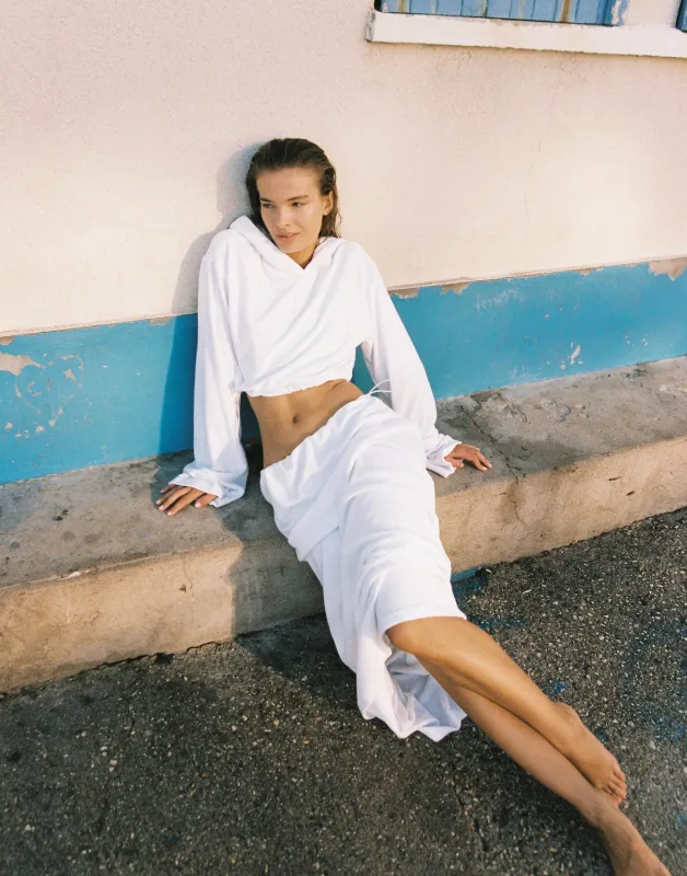 Odette Maxi Skirt (Off White) sold by Charcoal Clothing