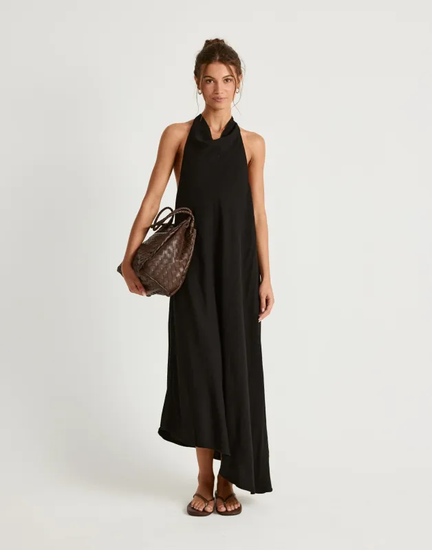 Mila Maxi Dress (Black) sold by Charcoal Clothing
