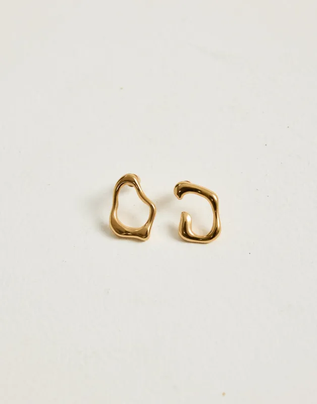 Lillie Earrings (Gold) sold by Charcoal Clothing