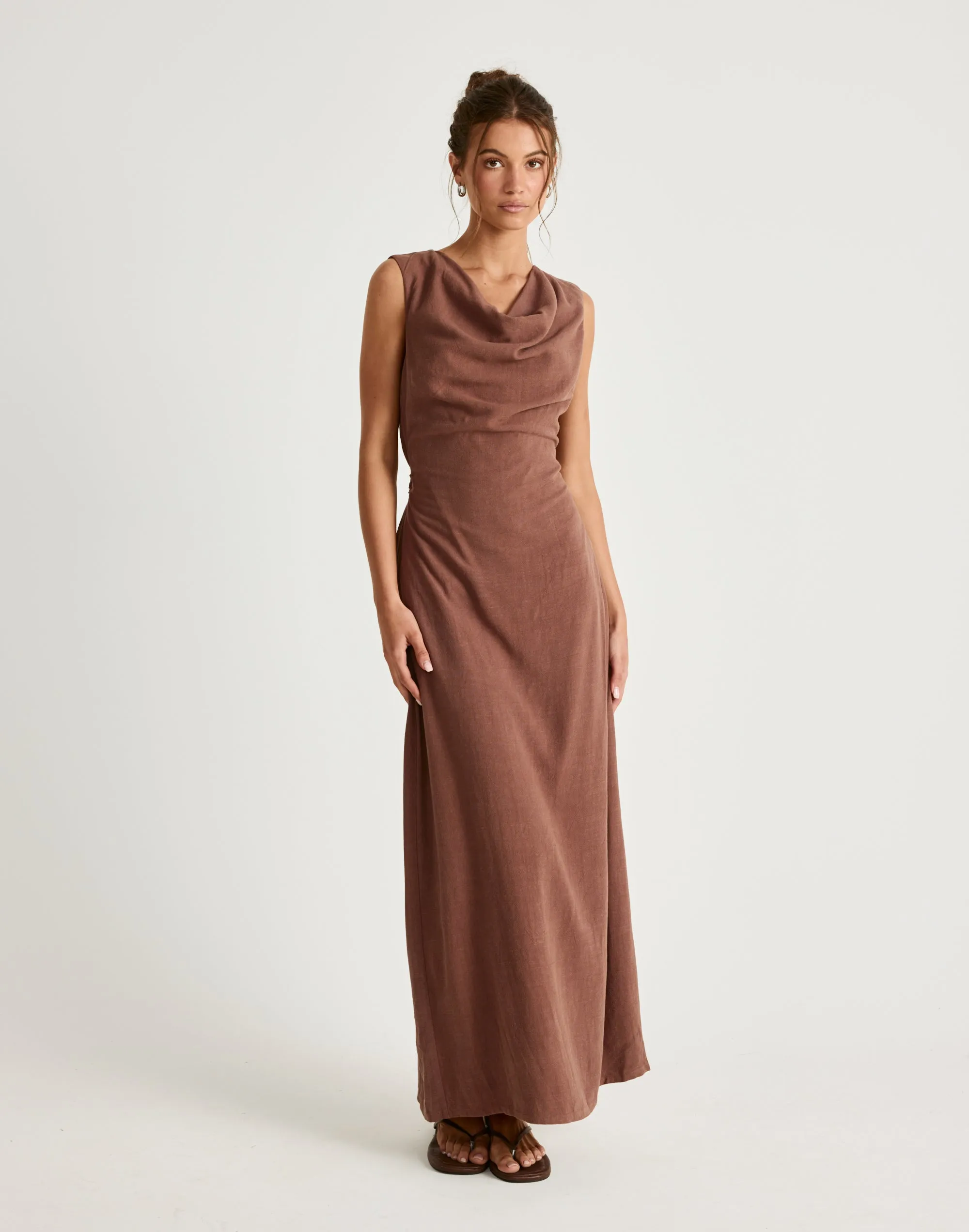 Shoreline Maxi Dress (Oak) sold by Charcoal Clothing product image thumbnail 5