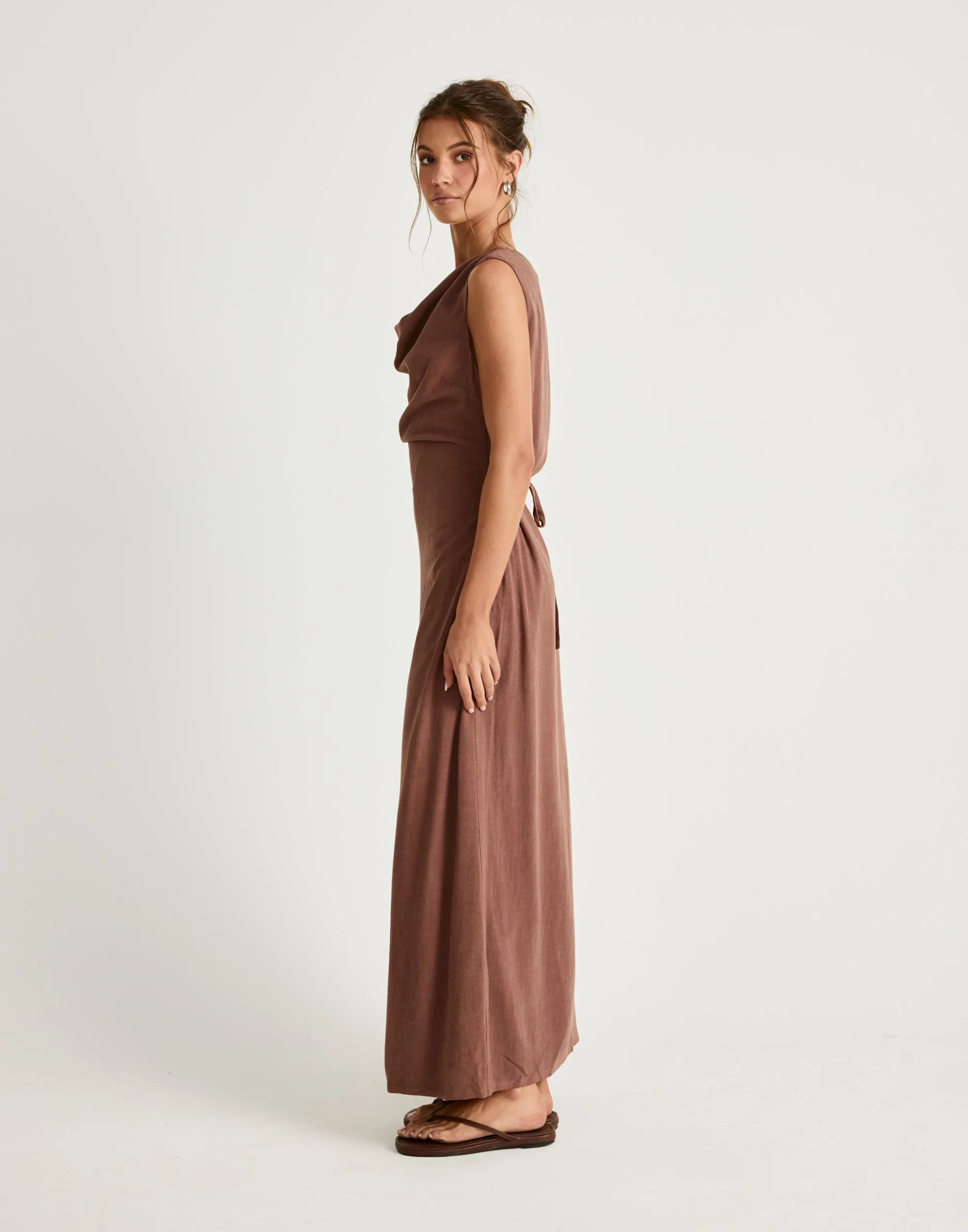 Shoreline Maxi Dress (Oak) sold by Charcoal Clothing product image thumbnail 3