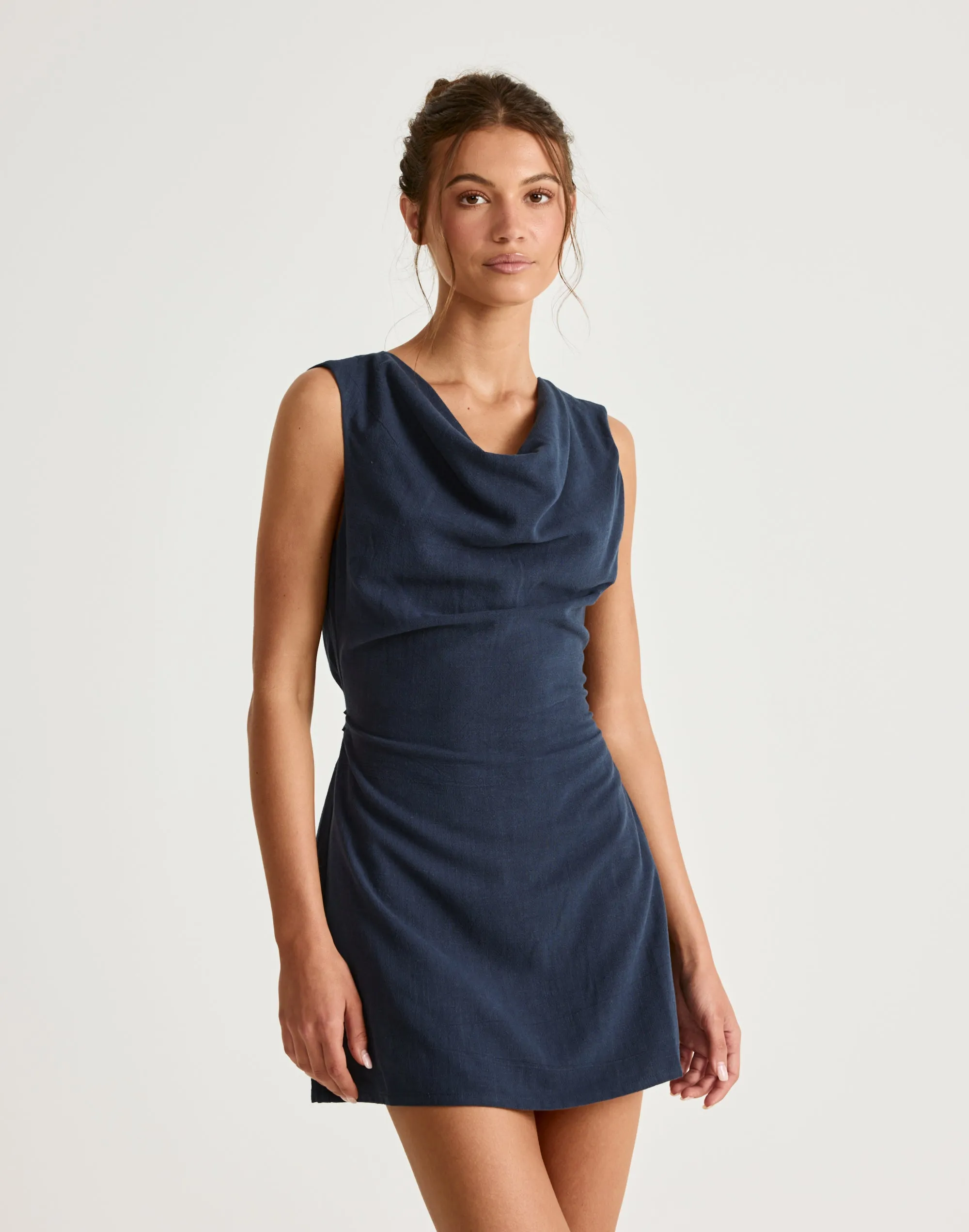 Shoreline Mini Dress (Navy) sold by Charcoal Clothing product image thumbnail 3