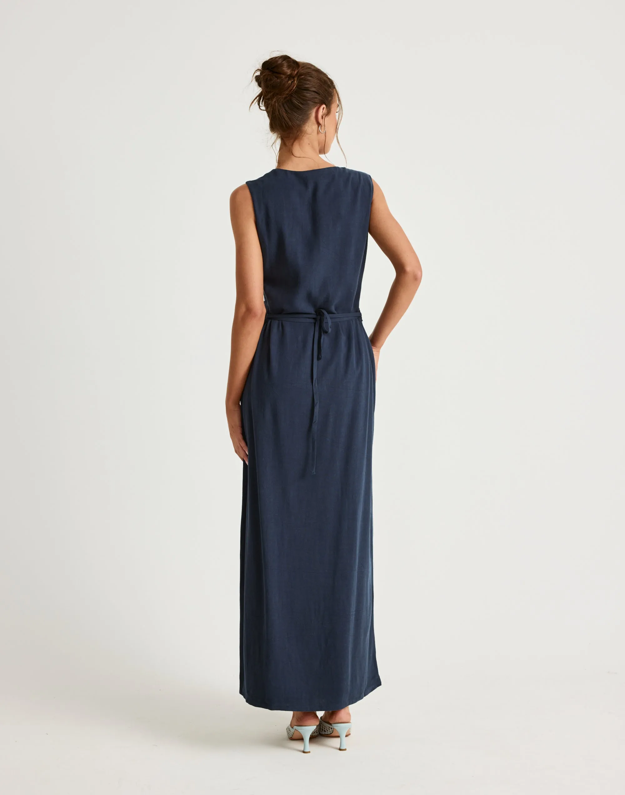 Shoreline Maxi Dress (Navy) sold by Charcoal Clothing product image thumbnail 4
