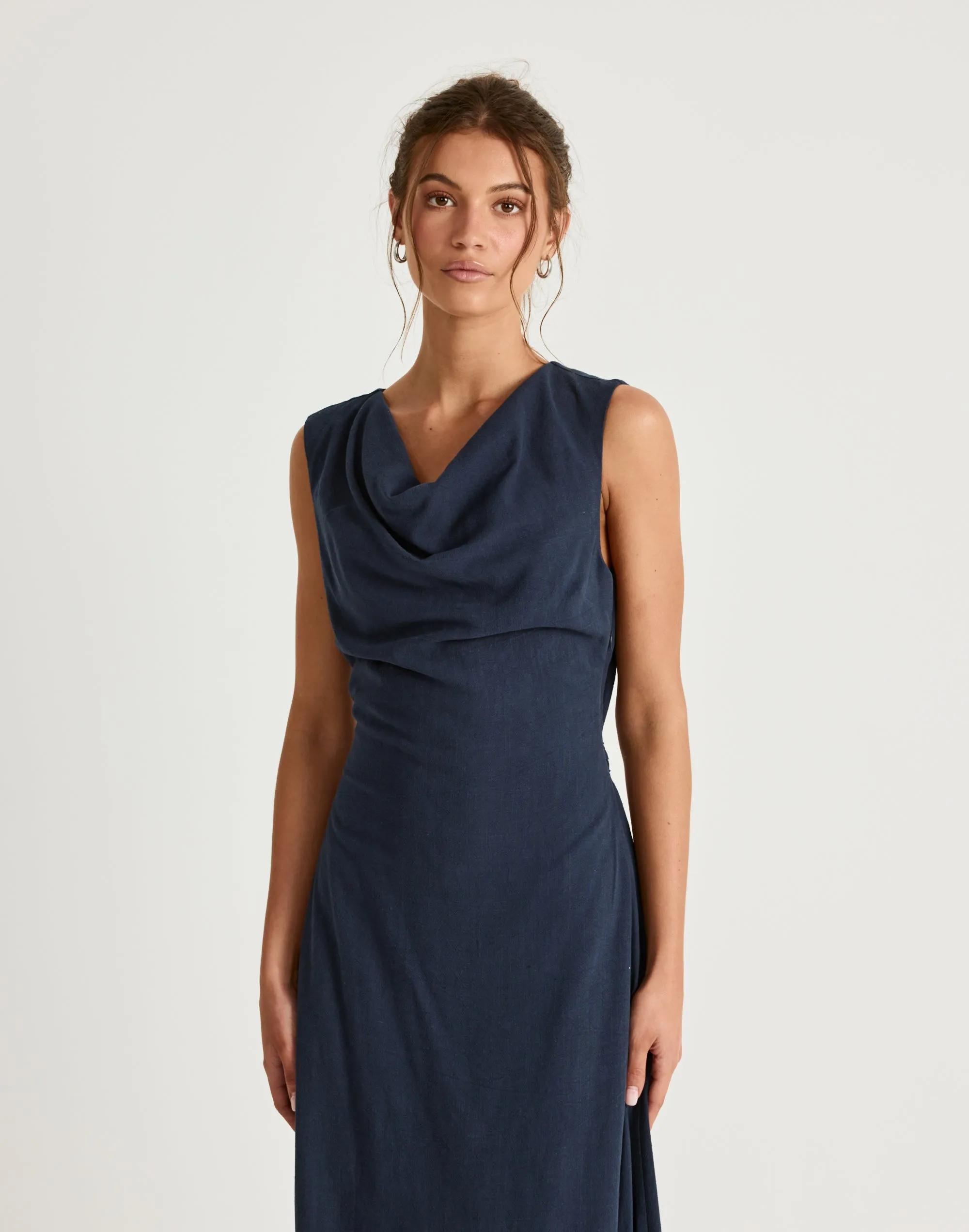 Shoreline Maxi Dress (Navy) sold by Charcoal Clothing product image thumbnail 2