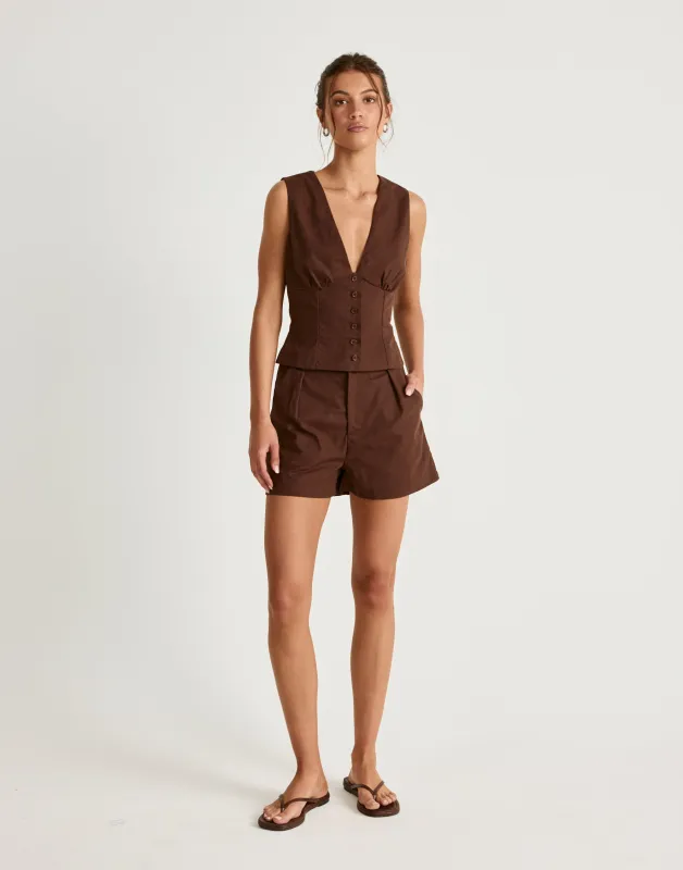 Nautical Shorts (Chocolate) sold by Charcoal Clothing