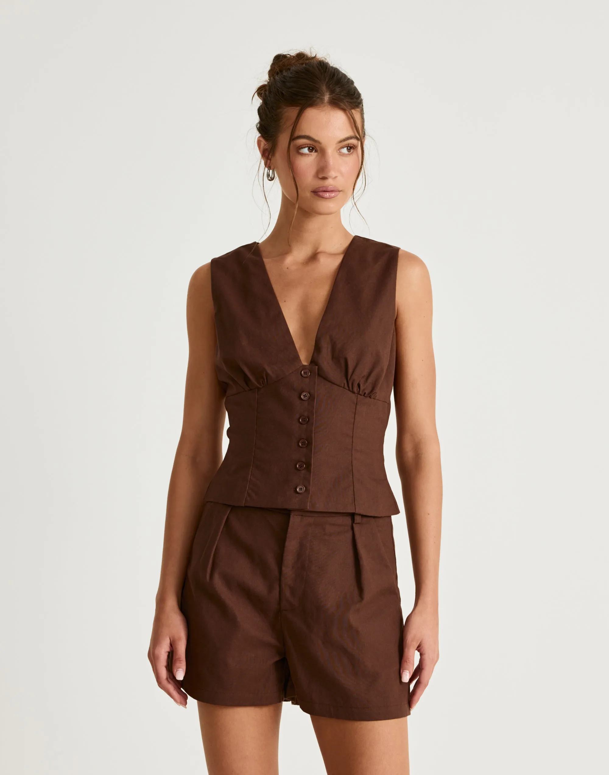 Nautical Top (Chocolate) sold by Charcoal Clothing product image thumbnail 3