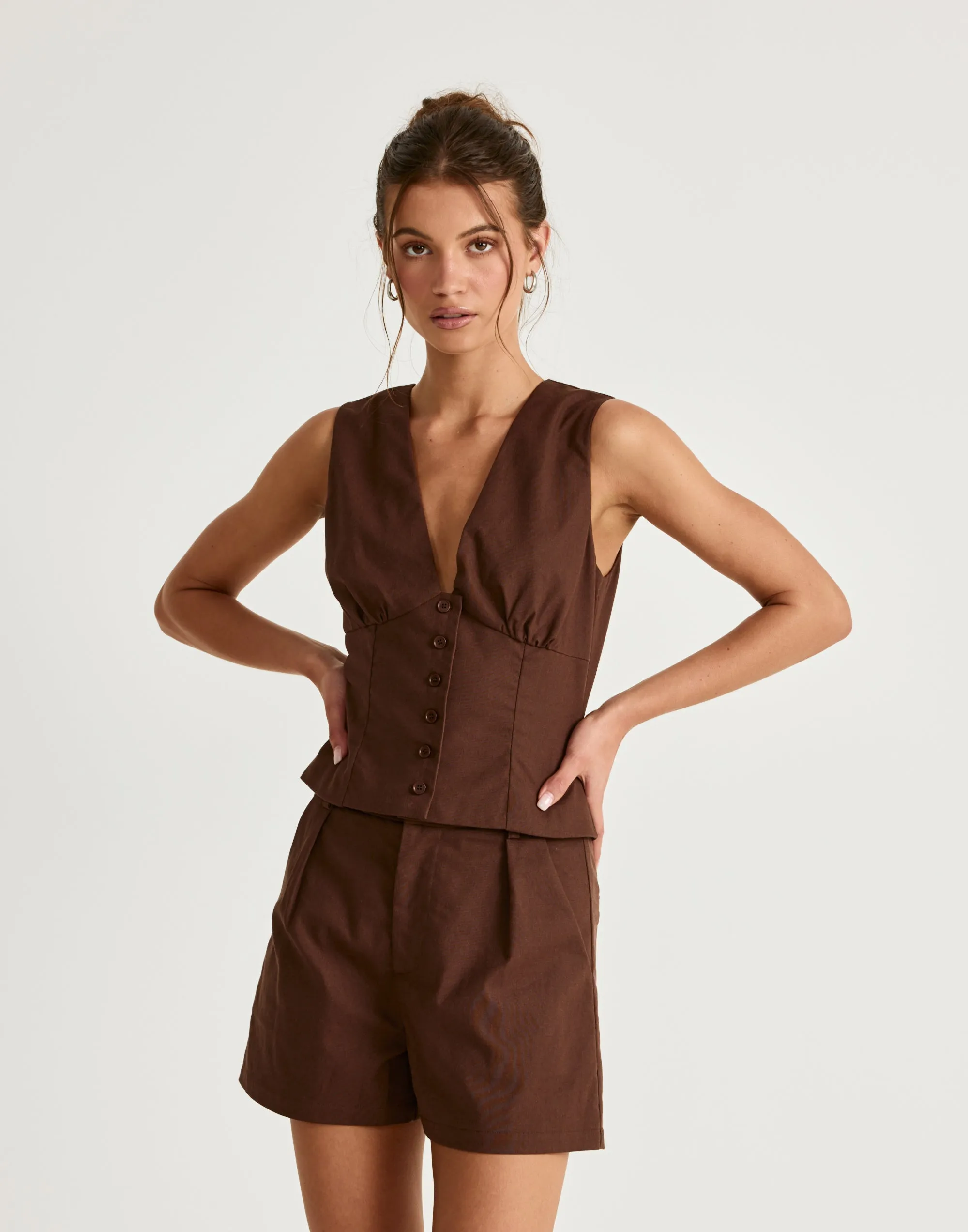 Nautical Top (Chocolate) sold by Charcoal Clothing product image thumbnail 2