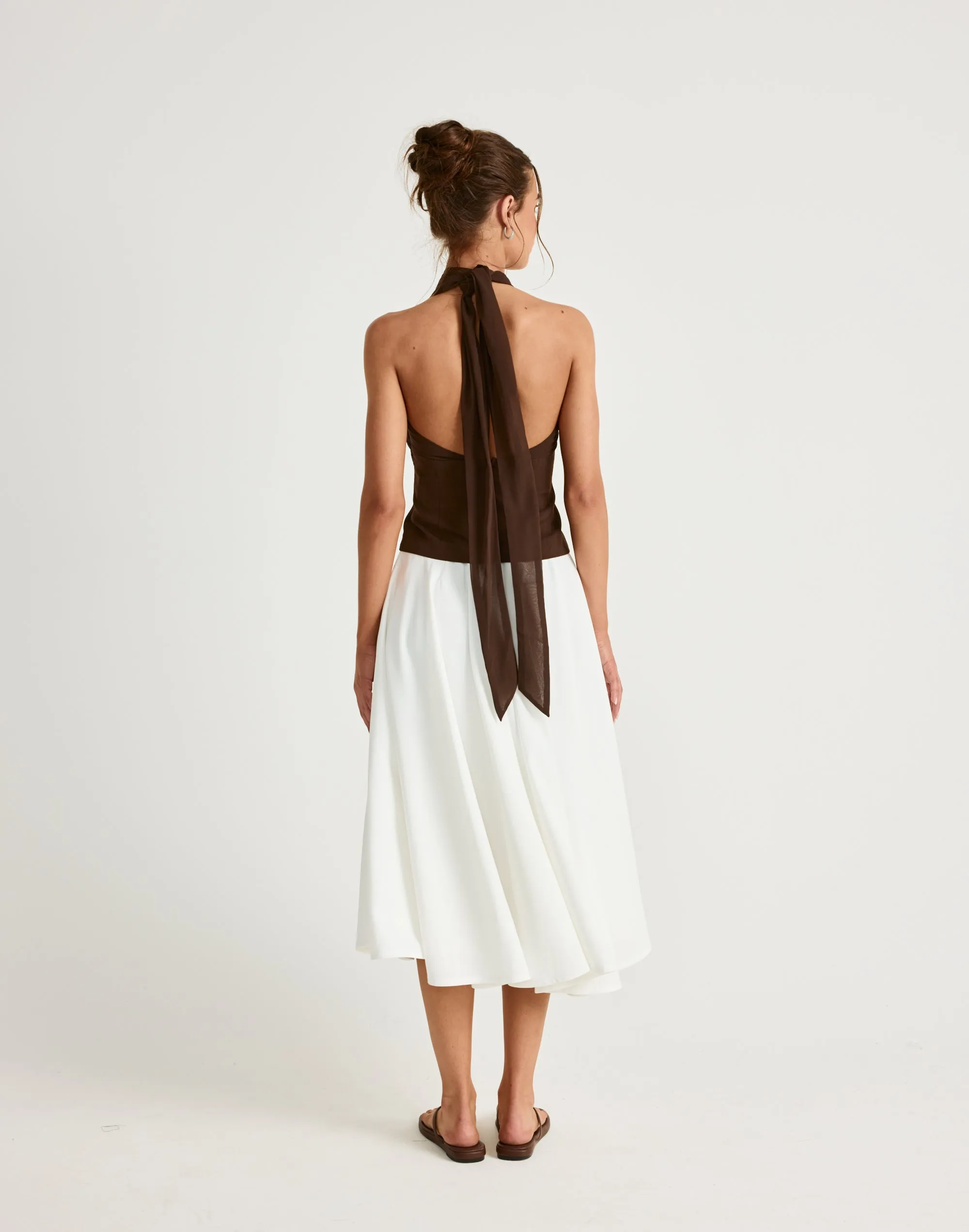 Sara Top (Chocolate) sold by Charcoal Clothing product image thumbnail 2