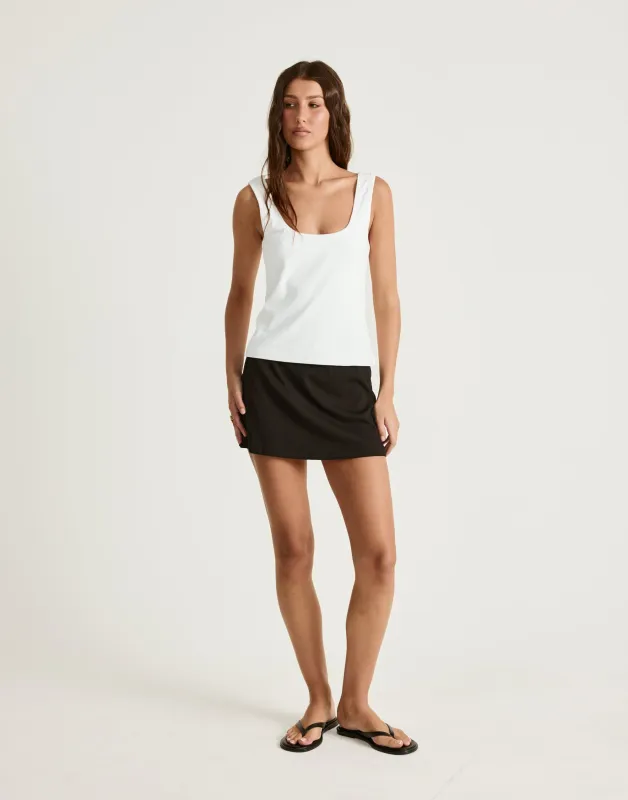 Emmie Mini Skirt (Black) sold by Charcoal Clothing