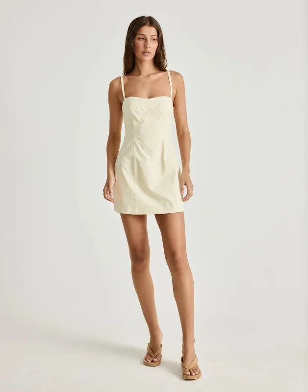 Duran Mini Dress (Butter) sold by Charcoal Clothing